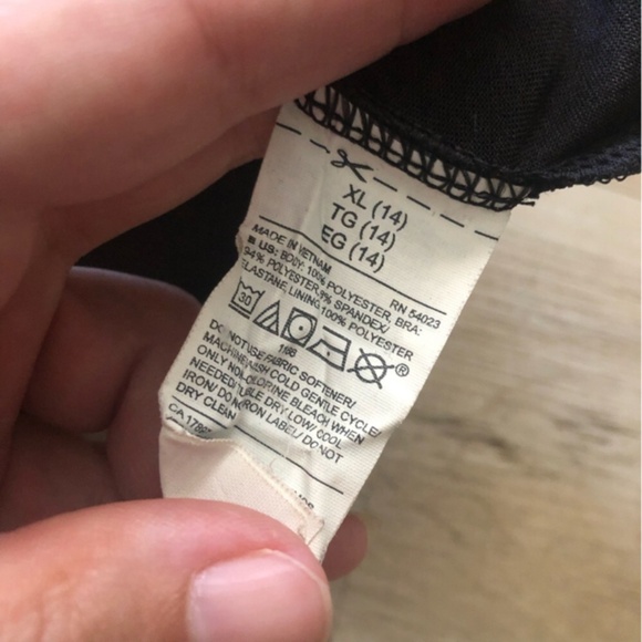 MASSIVE $10 SALE Old Navy Black Tank Top with Floral Accents - Picture 5 of 5